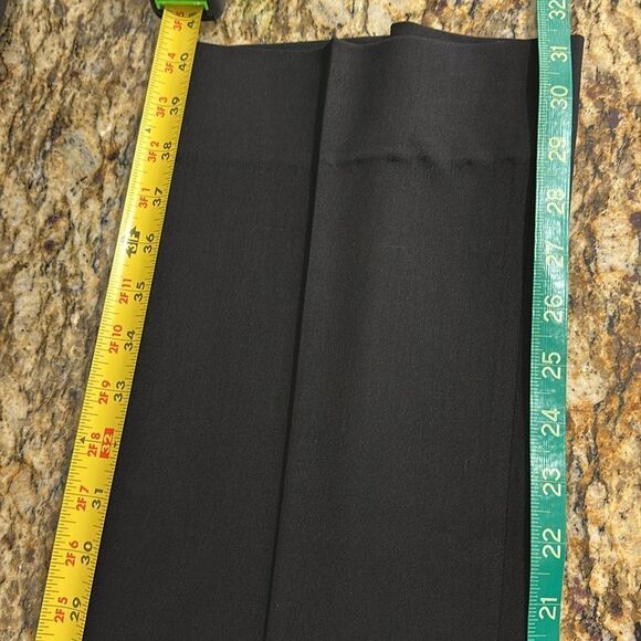 Prada Classic Virgin Wool Blend Slim Straight Black Trousers Size 38 - Picture 11 of 12